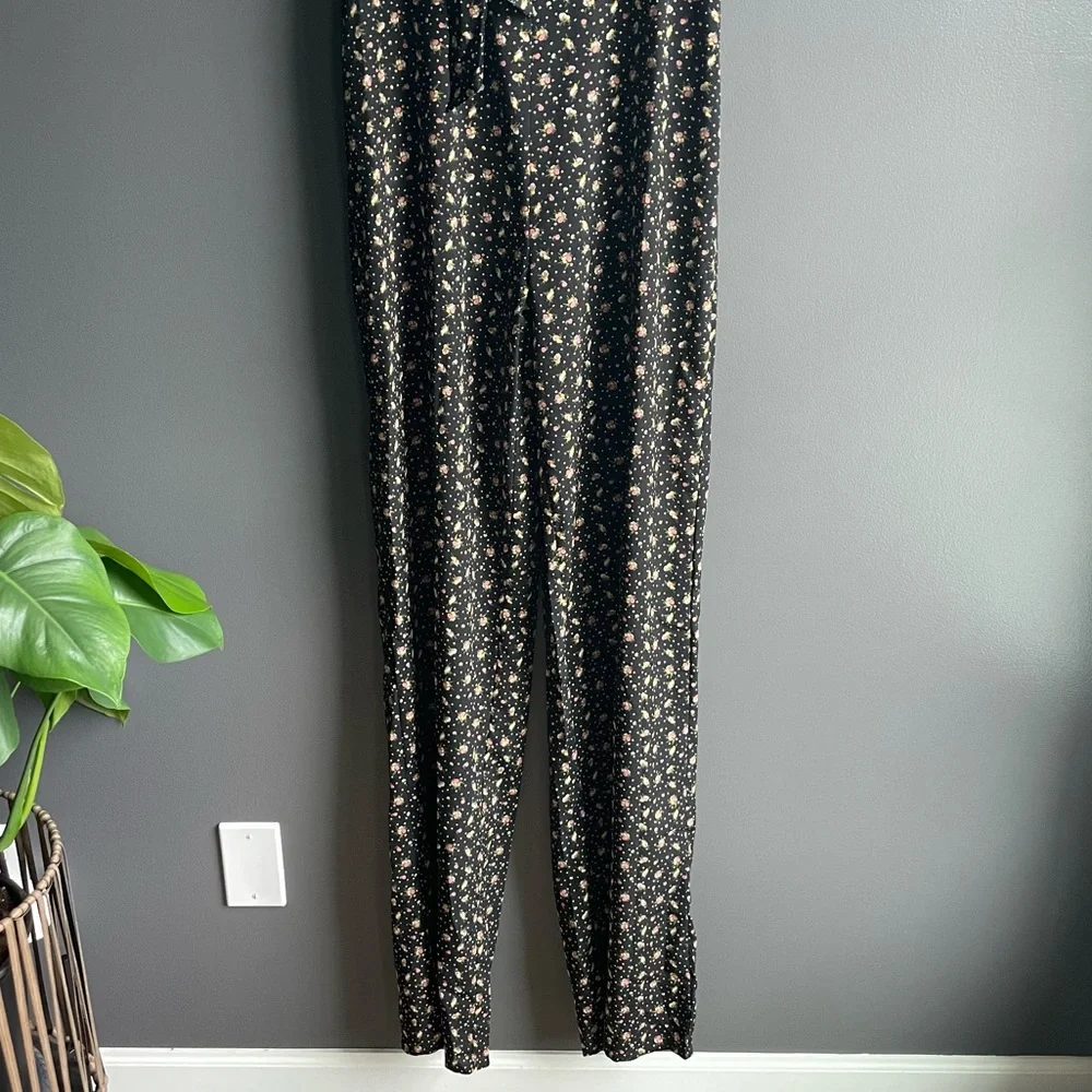 Asos Fashion Union Tall Tie Front Jumpsuit in Floral NWT - 4 Tall - Picture 9 of 9